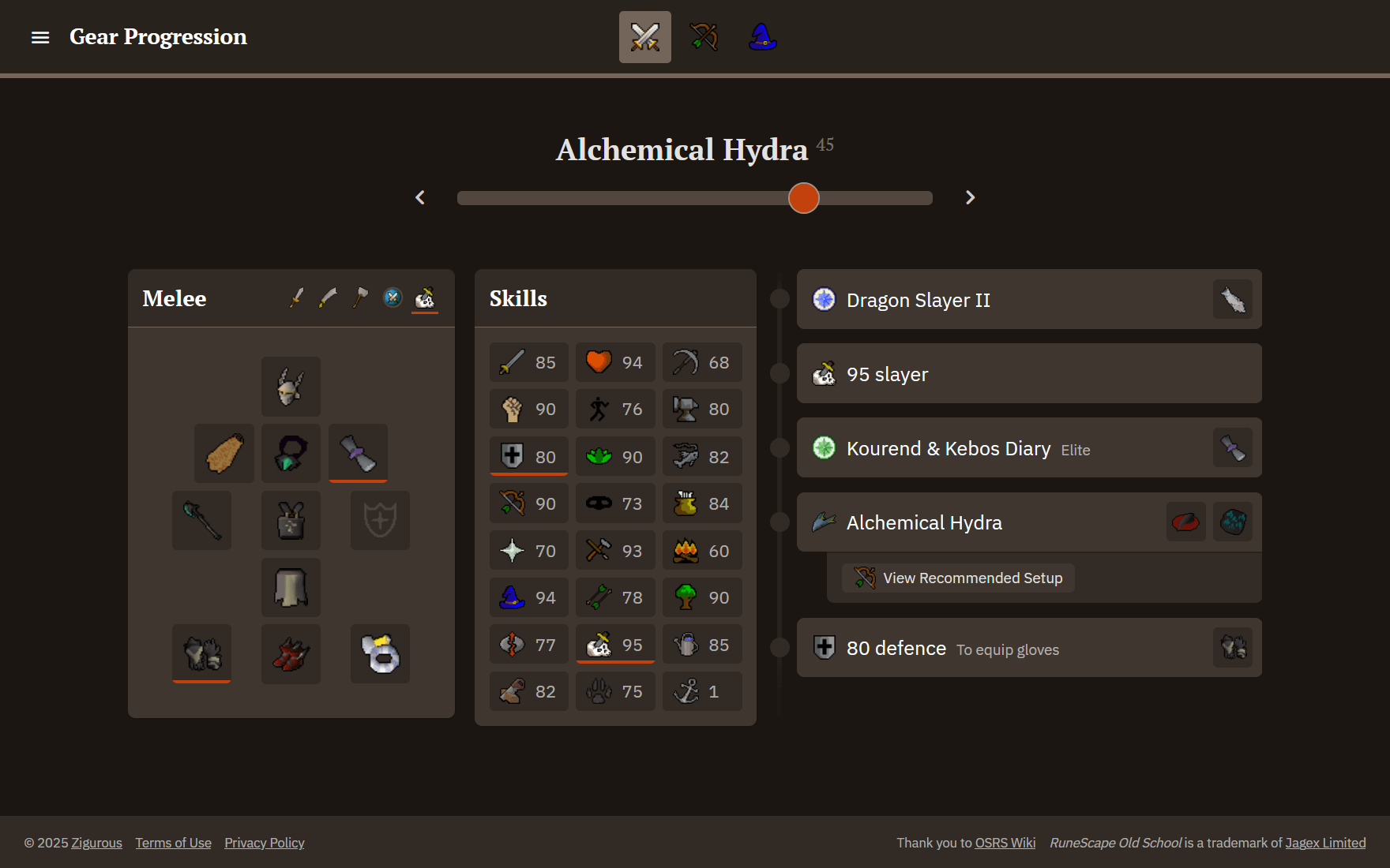 OSRS Analyzer Screenshot